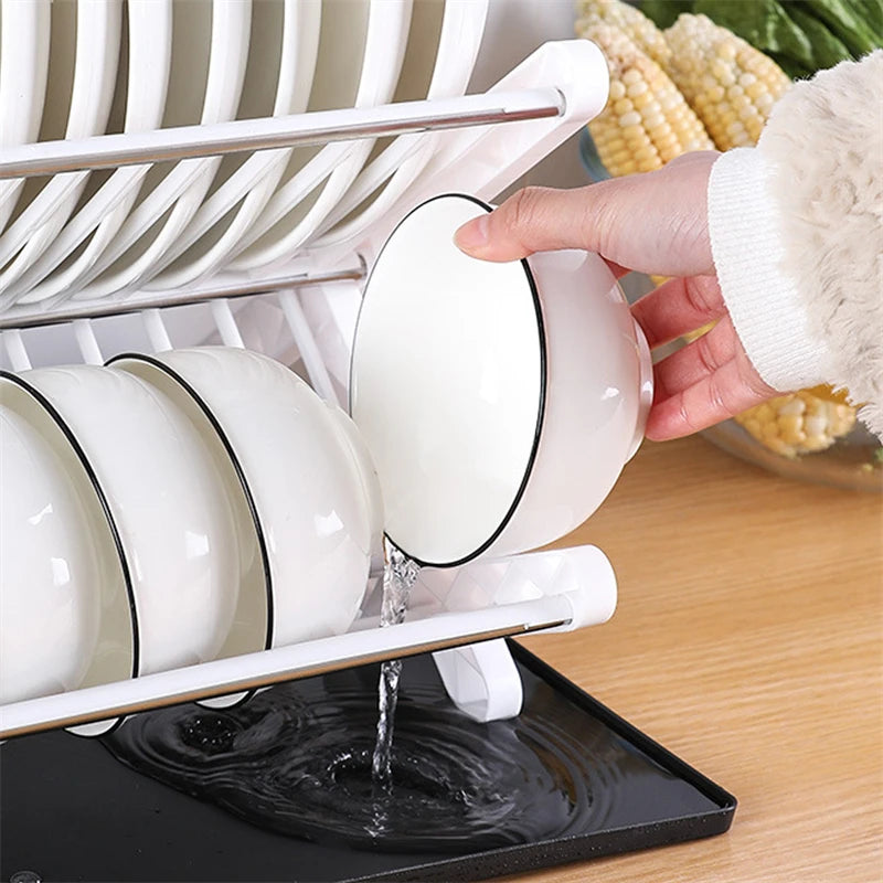 Égouttoir vaisselle pliable gain de place
