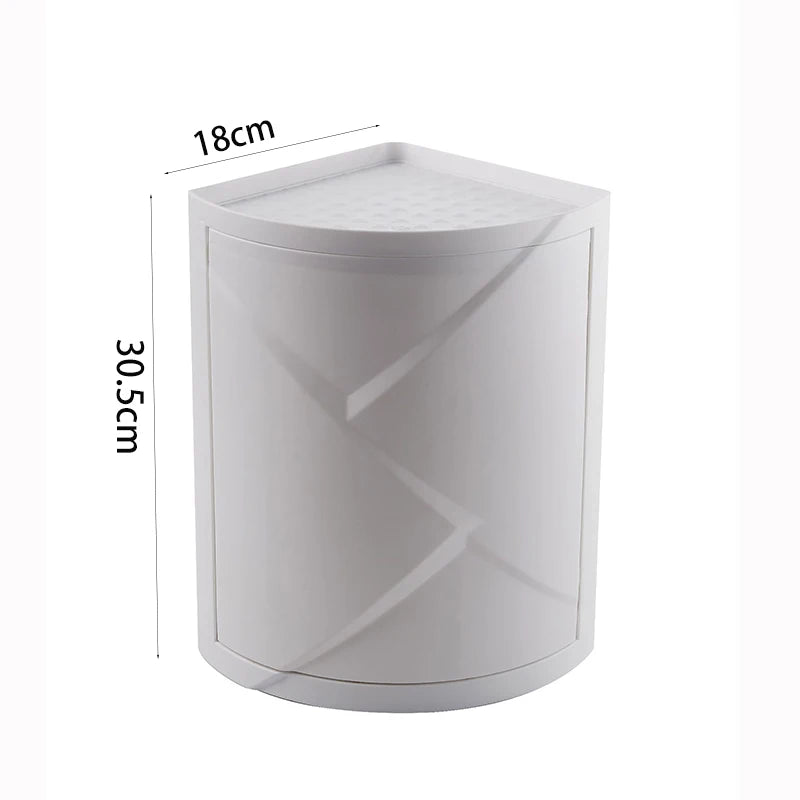 Étagère rotative d’angle pour cuisine