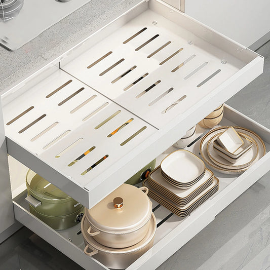 Étagère coulissante gain de place pour cuisine