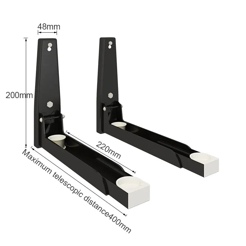 Support mural pliable pour four micro-ondes