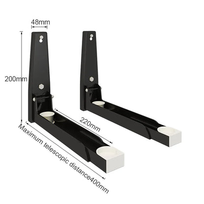 Support mural pliable pour four micro-ondes