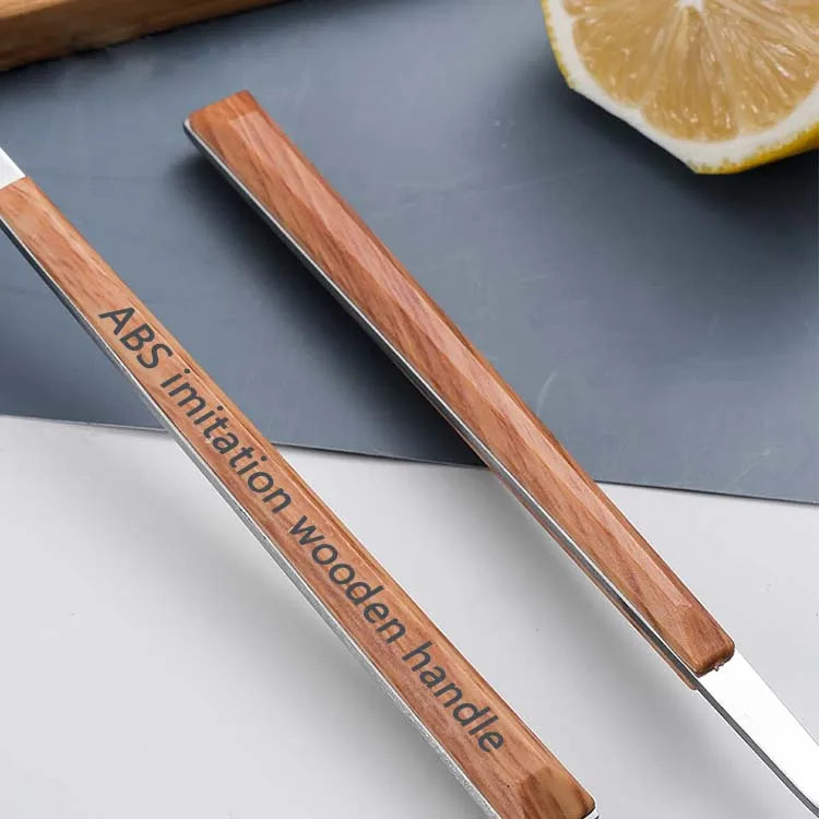 Couverts inox avec manche bois moderne