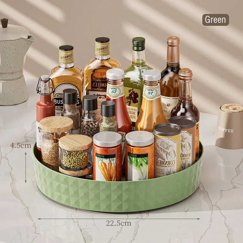 Plateau tournant de rangement multi-usage