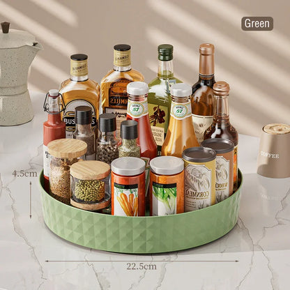 Plateau tournant de rangement multi-usage