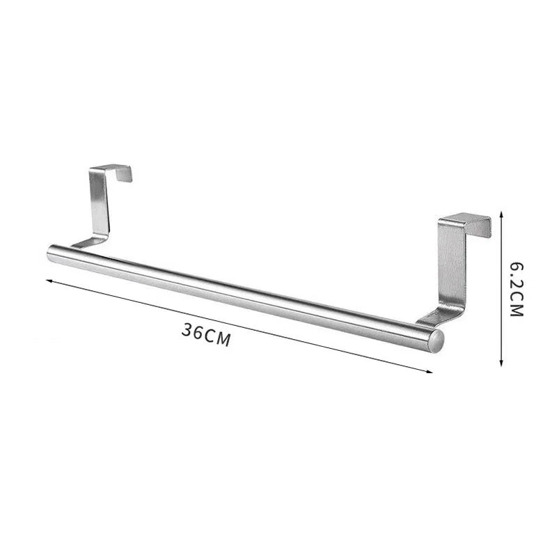 Porte-serviette inox à suspendre cuisine