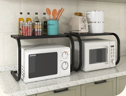 Étagère de cuisine en acier pour micro-ondes