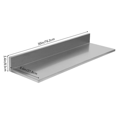 Étagère murale inox pour cuisine organisée