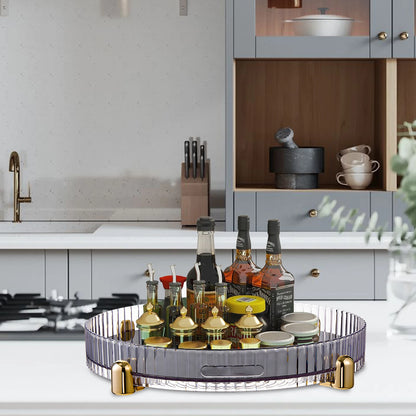 Plateau tournant de rangement multi-usages