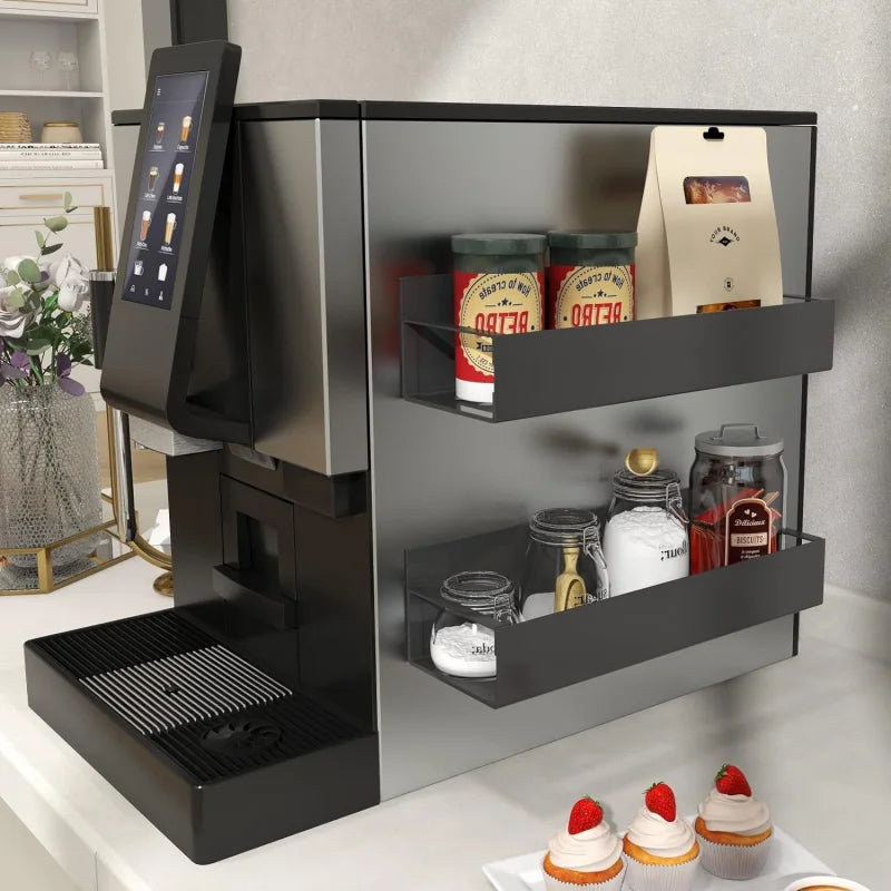 Étagère magnétique de frigo gain de place