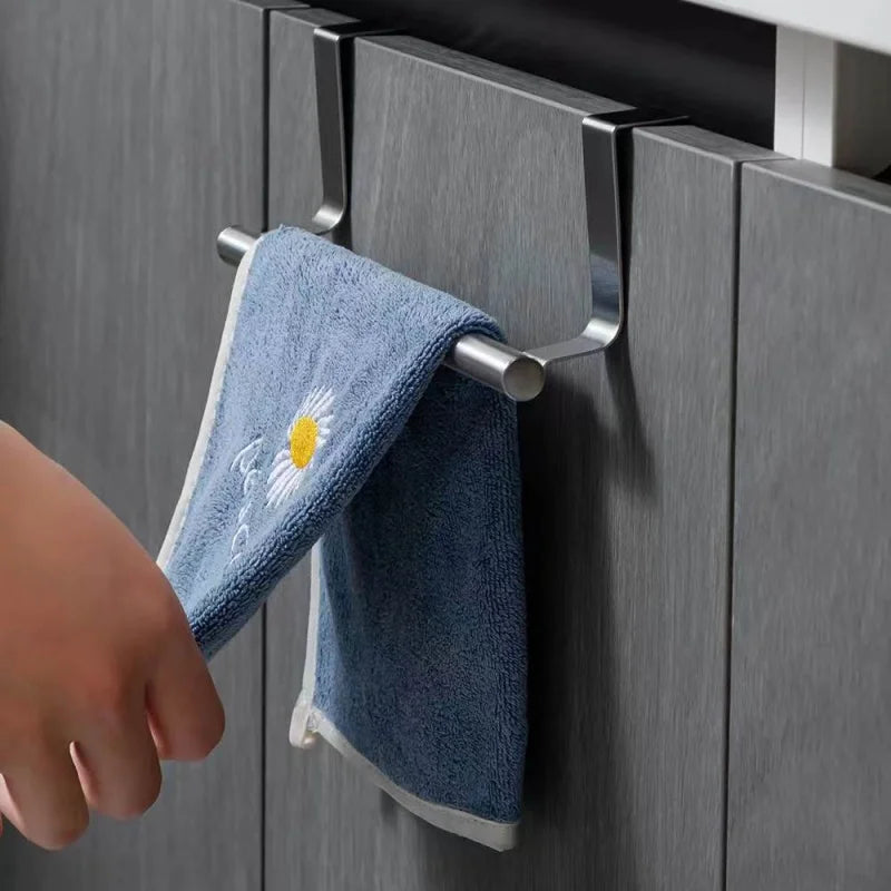 Porte-serviette inox à suspendre cuisine