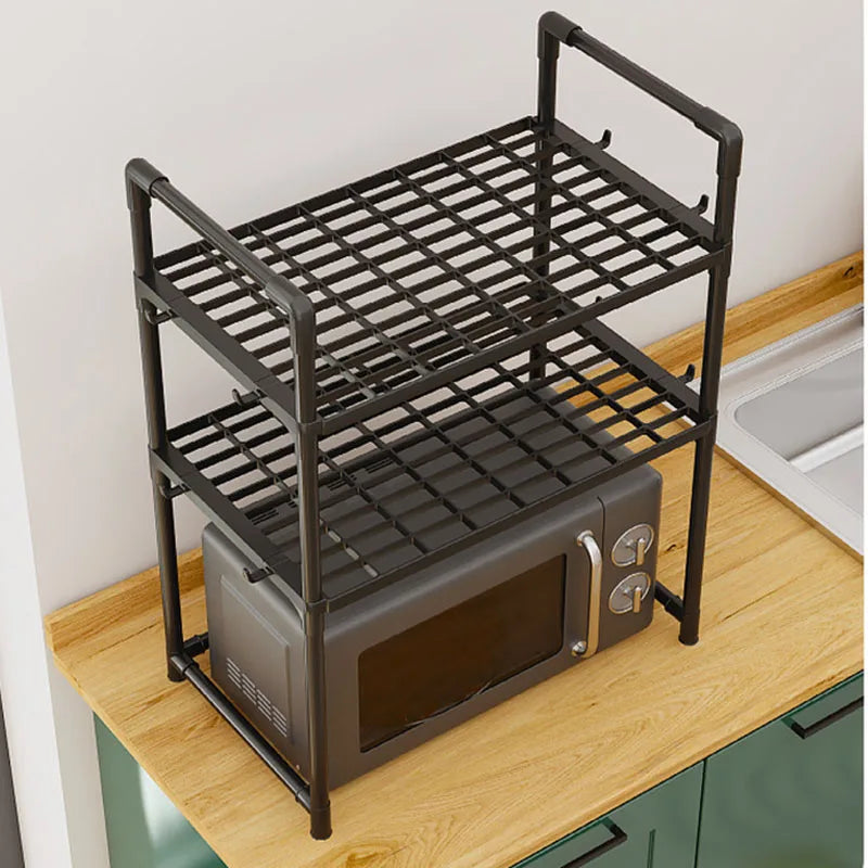Étagère micro-ondes de cuisine multi-niveaux