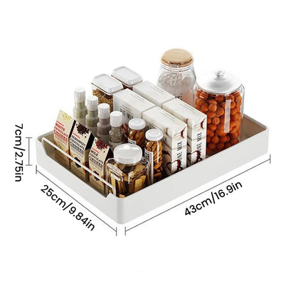 Tiroir coulissant inox pour rangement de cuisine