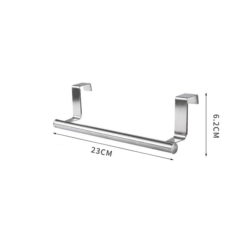 Porte-serviette inox à suspendre cuisine
