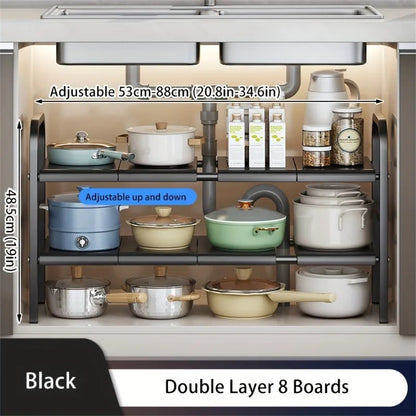 Étagère extensible pour rangement sous évier