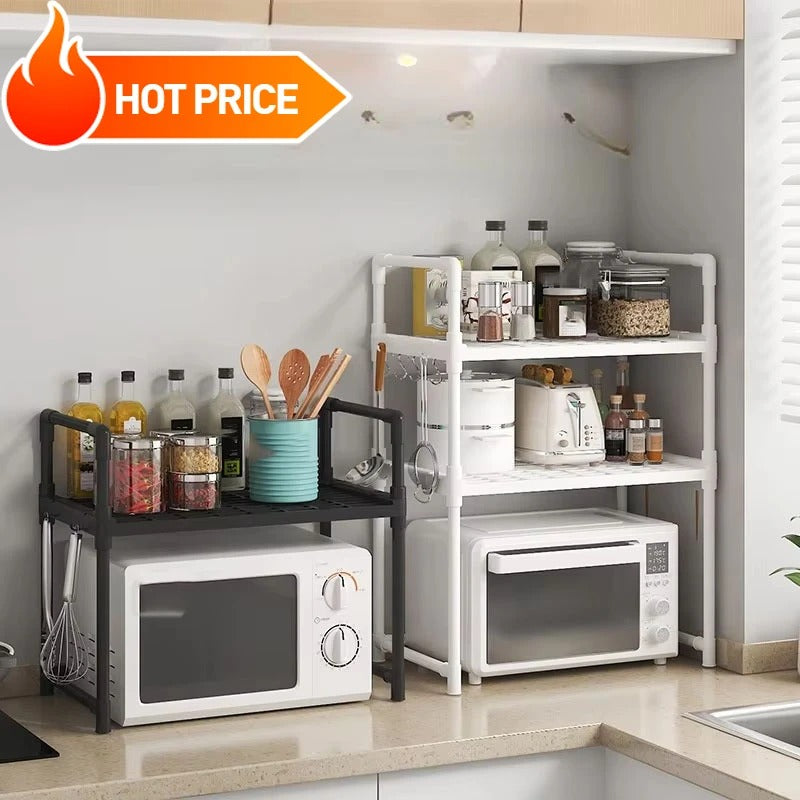 Étagère micro-ondes de cuisine multi-niveaux